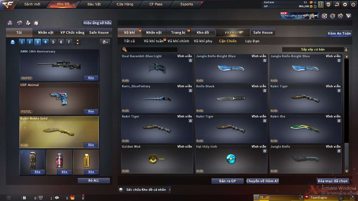 shop acc cf uy tin gia re